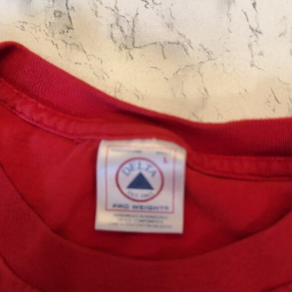 Vintage Graphic T shirt Tennesse Titans Size Large Delta Tag Cotton - Picture 3 of 4